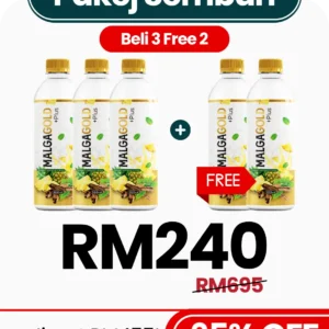 PAKEJ SEMBUH | 5 BOTOL RM240